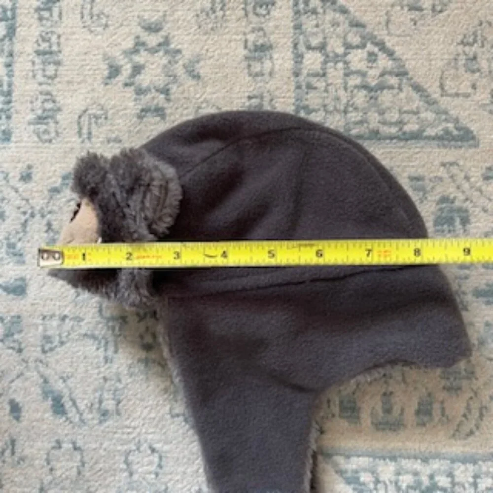 🧡3/15 Teddy Bear Winter Hat Velcro Closure Fits Best for Small Kids